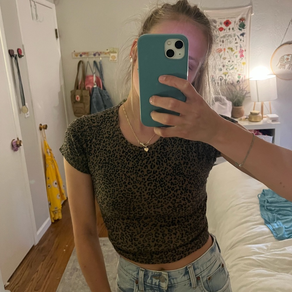 Brandy Melville animal print top